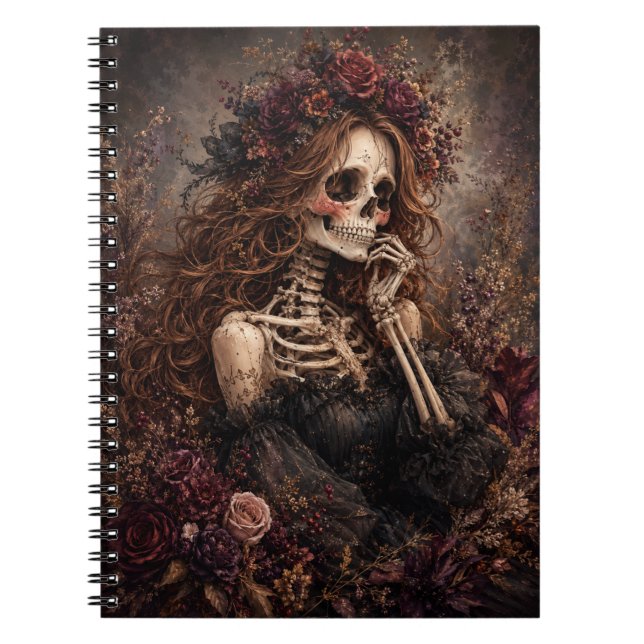 Caderno Espiral Revista Esqueleto Botânico (Frente)