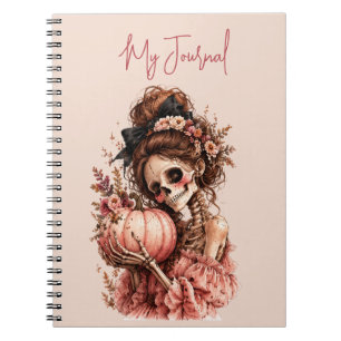 Caderno Espiral Revista Esqueleto Botânico
