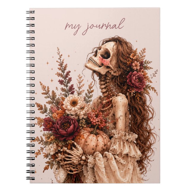 Caderno Espiral Revista Esqueleto Botânico (Frente)