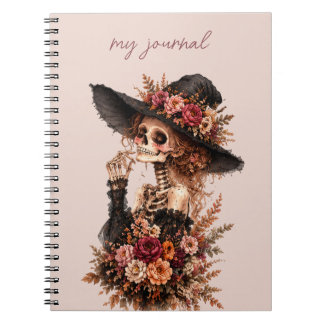 Caderno Espiral Revista Esqueleto Botânico