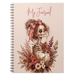 Caderno Espiral Revista Esqueleto Botânico