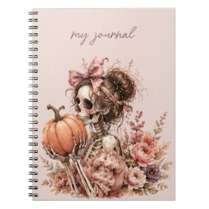 Caderno Espiral Revista Esqueleto Botânico