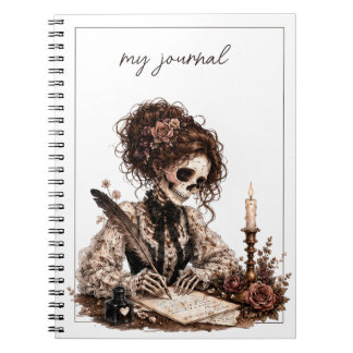 Caderno Espiral Revista Esqueleto Botânico