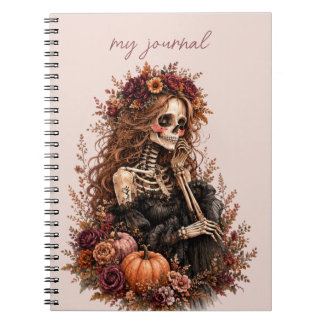Caderno Espiral Revista Esqueleto Botânico