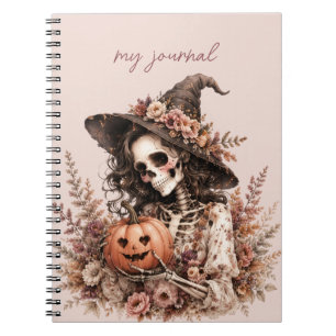 Caderno Espiral Revista Esqueleto Botânico