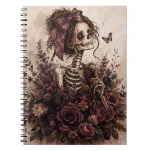 Caderno Espiral Revista Esqueleto Botânico