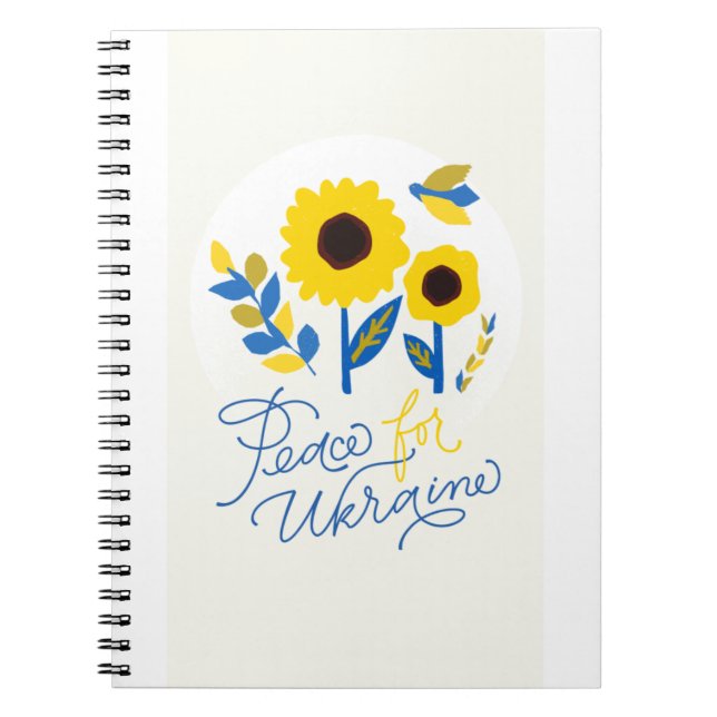 Caderno Espiral Reze pela Ucrânia (Frente)