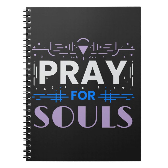Caderno Espiral Reze pelas Almas (Frente)