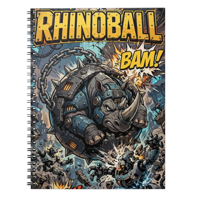 Caderno Espiral Rhinoball (Frente)