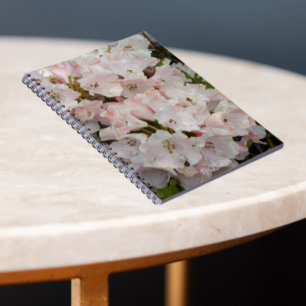 Caderno Espiral Rhododendron Blooms Rosa Floral