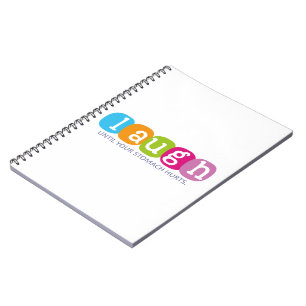 Caderno Espiral Ria até o estômago doer