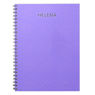 Caderno Espiral Rich, delicate lilac textured