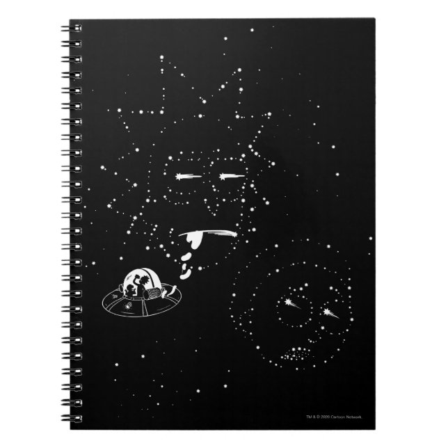 Caderno Espiral RICK E MORTY™ | Constelações (Frente)