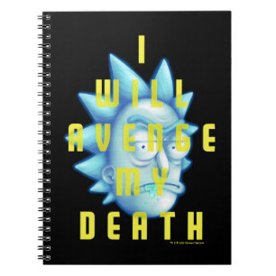 Caderno Espiral RICK E MORTY™   Eu Vingarei Minha Morte