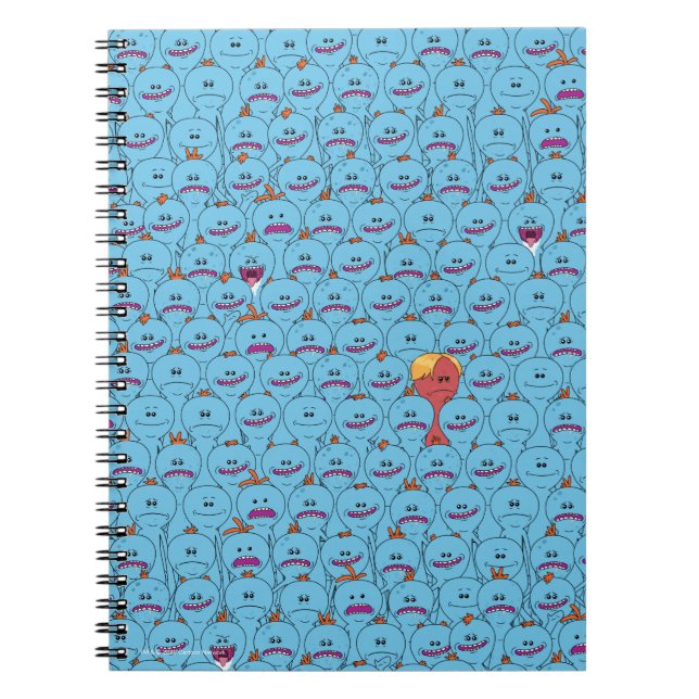 Caderno Espiral RICK E MORTY™ | Kirkland Sr. Meeseks (Frente)