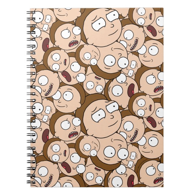 Caderno Espiral RICK E MORTY™ | Morty's Moods (Frente)