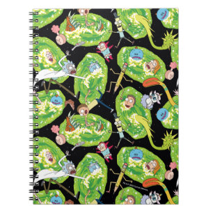 Caderno Espiral RICK E MORTY™  Padrões De Clientes Em Queda