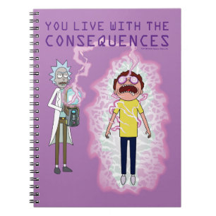 Caderno Espiral RICK E MORTY™ Vive Com As Consequências