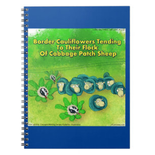 Caderno Espiral Rick London Funny Border Collie Flower Comic