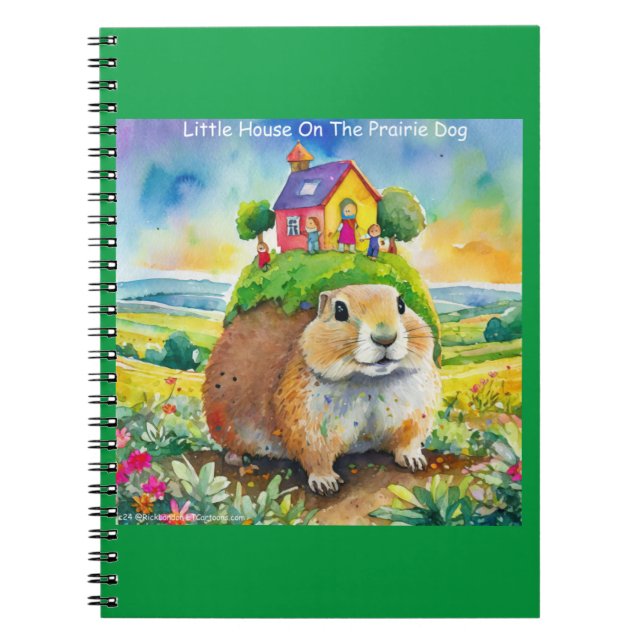 Caderno Espiral Rick London Prairie Dog Life Comic (Frente)