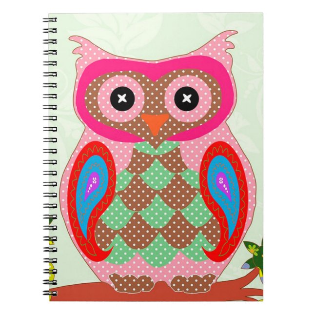 Caderno Espiral Rico Owl (Frente)