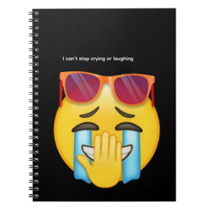Caderno Espiral Rindo Através das Lágrimas