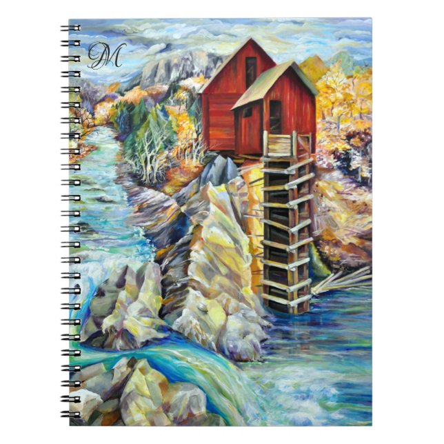 Caderno Espiral Rio Colorado Rocky Mountain Monograma (Frente)