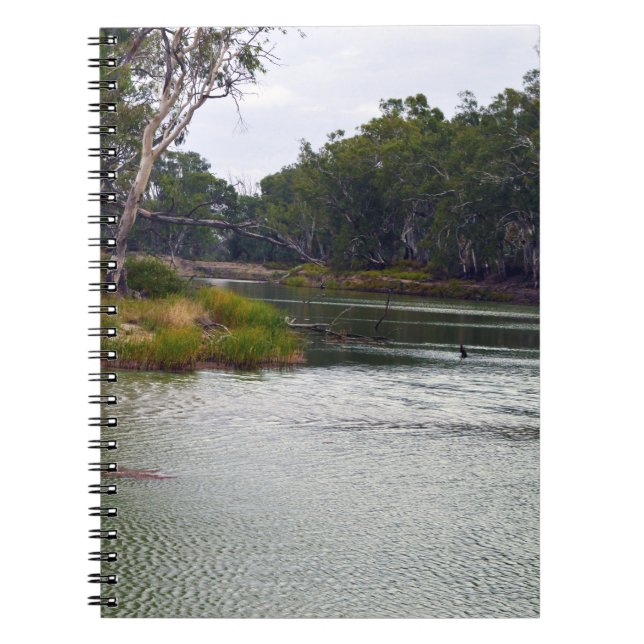 Caderno Espiral Rio Murray Austrália A Benda, Notebook (Frente)