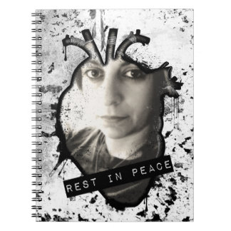 Caderno Espiral RIP livro anatômico de memória cardíaca