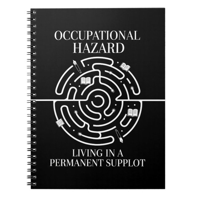 Caderno Espiral Risco Ocupacional Subtrama Permanente Diário (Frente)