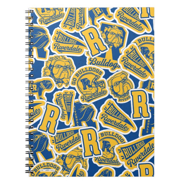 Caderno Espiral Riverdale Football and Cheer Pattern (Frente)