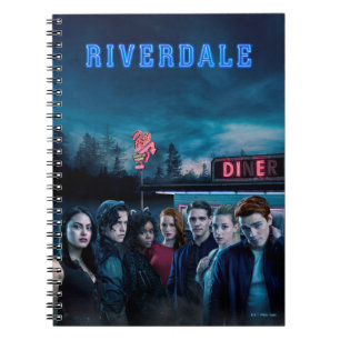 Caderno Espiral Riverdale Outside Pop Diner Poster