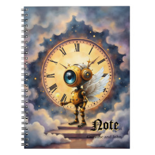 Caderno Espiral Robby, o Guardião Alado do Tempo – Série Asas do T