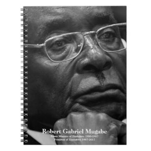 Caderno Espiral Robert G. Mugabe, Presidente do Zimbabué