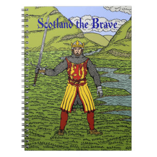 Caderno Espiral Robert the Bruce Scotland the Brave