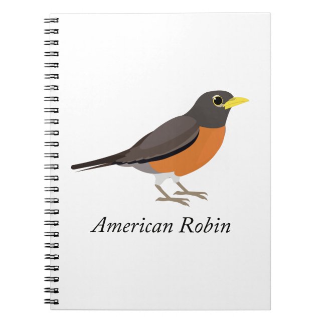 Caderno Espiral Robin Americano (Frente)