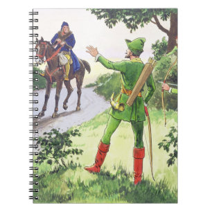 Caderno Espiral Robin Hood, das "espreitadelas no passado",