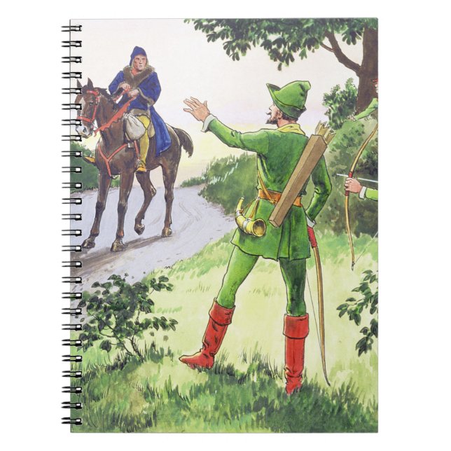 Caderno Espiral Robin Hood, do "Peeps into the Past", publicado (Frente)