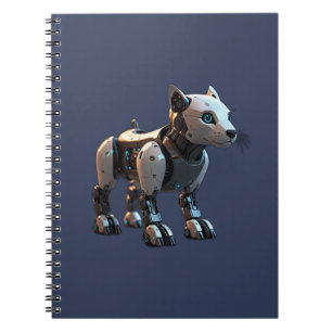 Caderno Espiral robô-cão