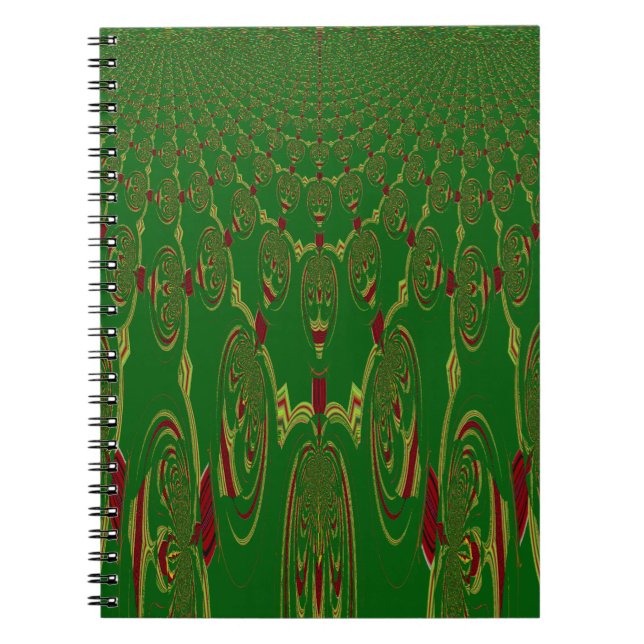Caderno Espiral Robôs Verdes (Frente)