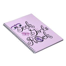 Caderno Espiral Rocha das meninas do geek