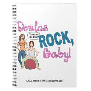 Caderno Espiral Rocha de Doulas!