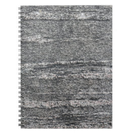 Caderno Espiral Rocha de Sedimento em Camada Preta