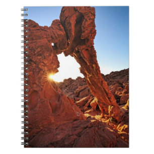 Caderno Espiral Rocha do elefante no vale do fogo