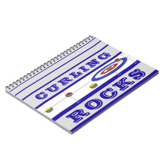 Caderno Espiral Rochas Curling