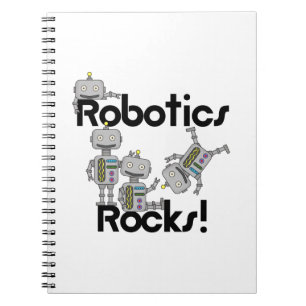 Caderno Espiral Rochas da robótica