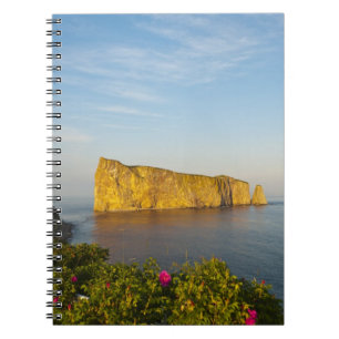 Caderno Espiral Rocher Perce (Rocha Perce), Quebec, Canadá.