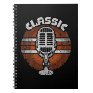 Caderno Espiral rock-clássico