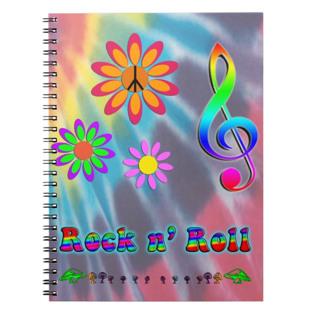 Caderno Espiral Rock n' Roll (Frente)