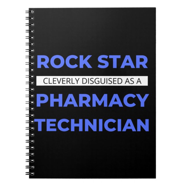 Caderno Espiral Rock Star Claramente Disfarçada Como Tecnologia De (Frente)